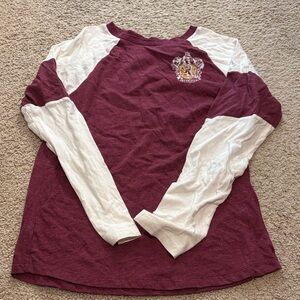 Warner Bros. Harry Potter Maroon and White Shirt